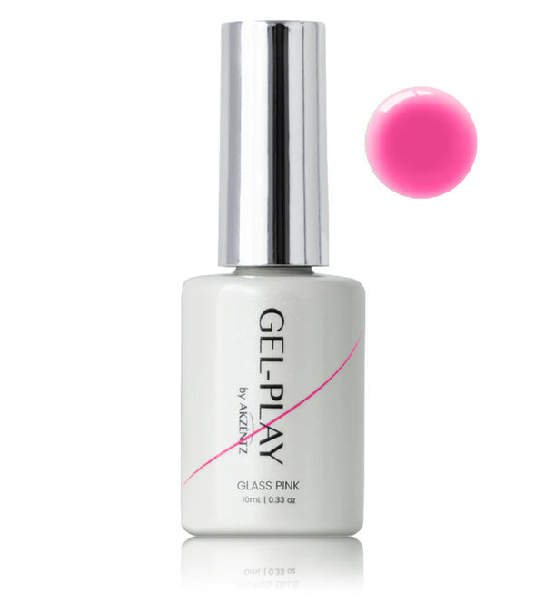 Akzentz Gel Play Glass Series PINK - 10ml Bottle