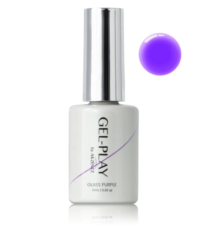 Akzentz Gel Play Glass Series PURPLE - 10ml Bottle