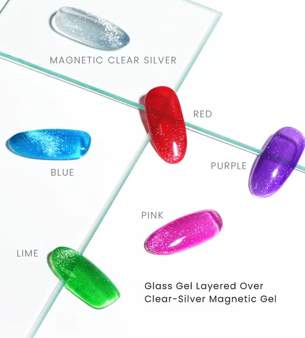 Akzentz Gel Play Glass Series RED - 10ml Bottle