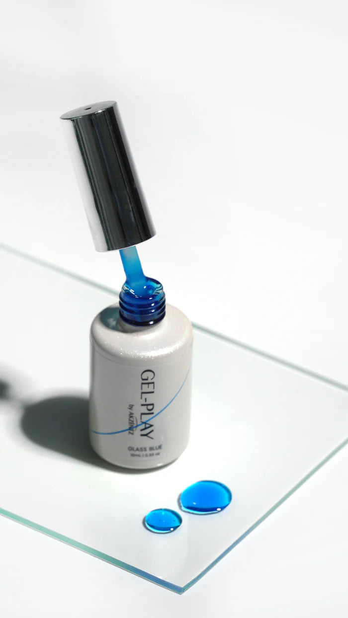 Akzentz Gel Play Glass Series BLUE - 10ml Bottle