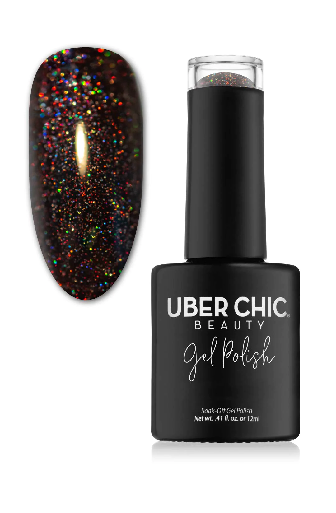 Wake Me Up Before You Cocoa - Glitter Gel Polish - Uber Chic 12ml Main image