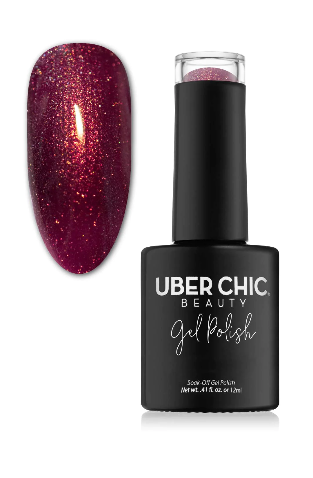 You had me at Merlot! - Glitter Gel Polish - Uber Chic 12ml Main image