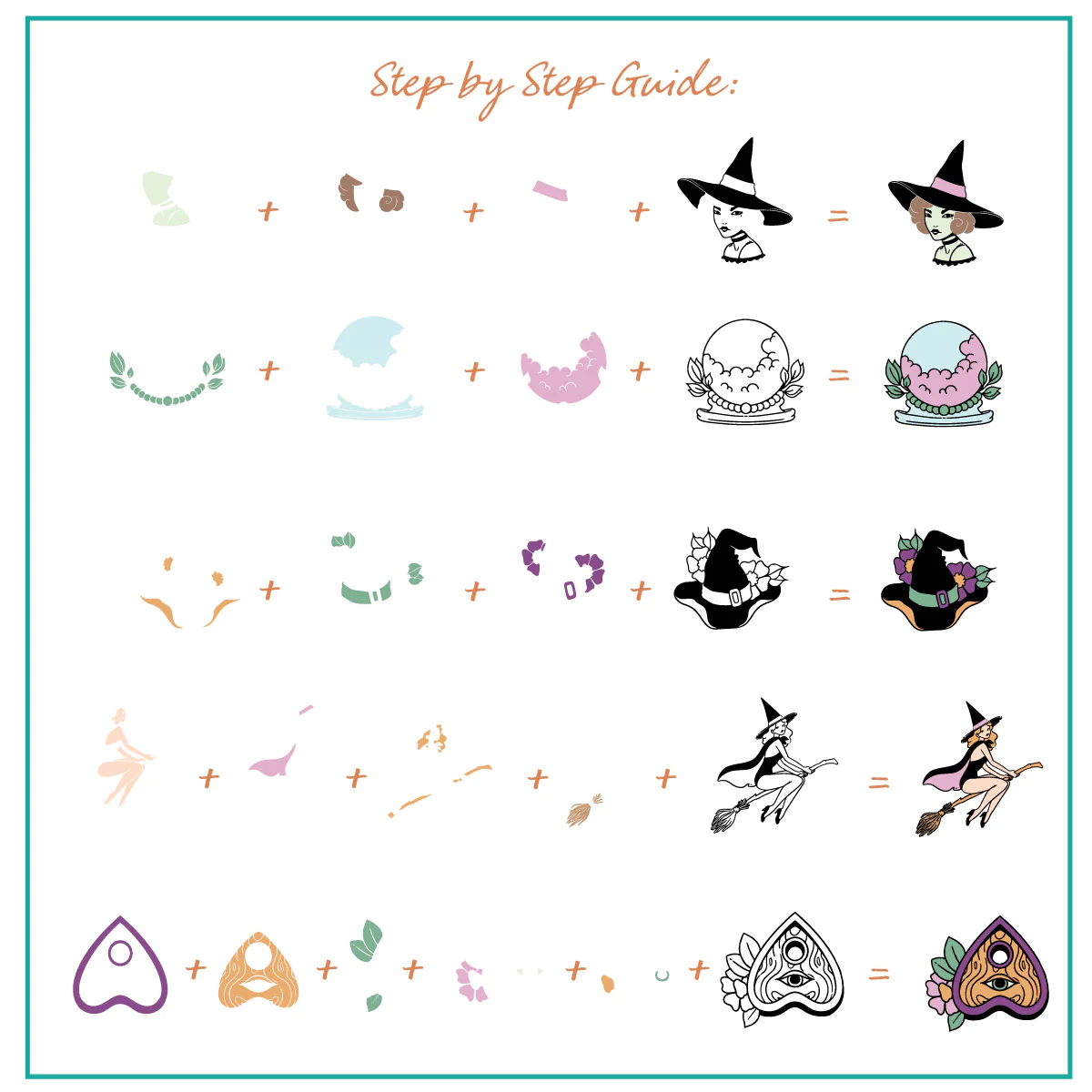 Hallo-Witch (CjSH-92) -  CJS Medium Stamping Plate Secondary image