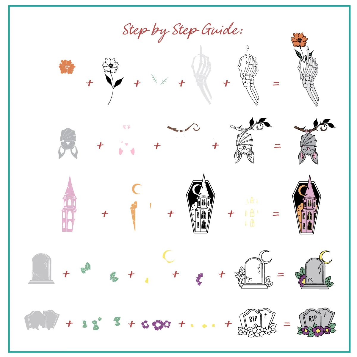 Cozy Crypt (CjSH-94) -  CJS Medium Stamping Plate Secondary image