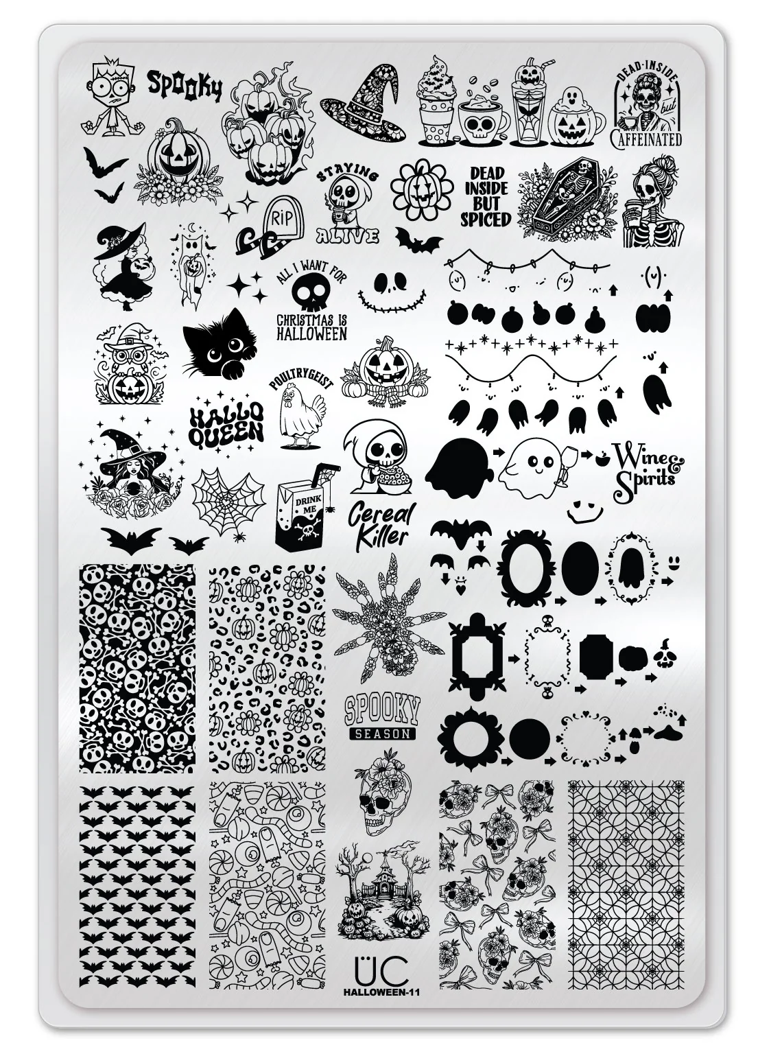 Halloween 11 - Uber Chic Stamping Plate Main image