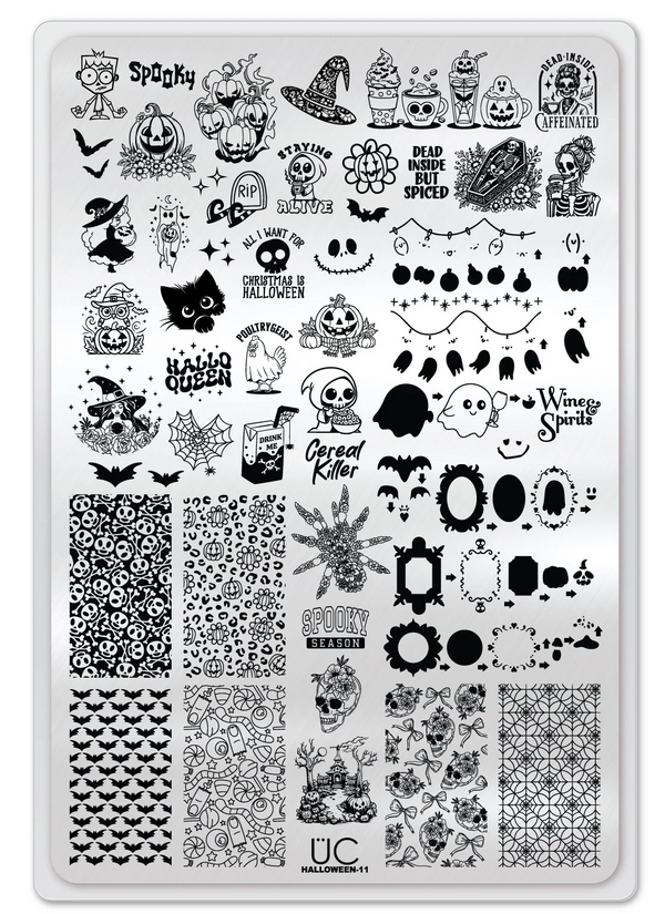 Halloween 11 - Uber Chic Stamping Plate
