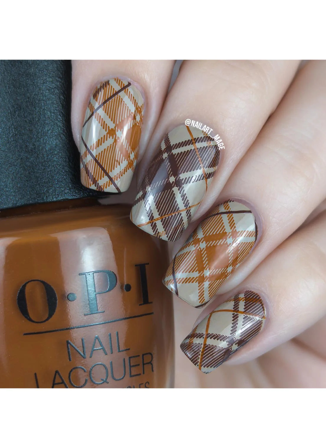 Pretty In Plaid 4 - Uber Chic Stamping Plate