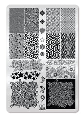 Just for Claws 2 - Uber Chic Stamping Plate Collection of 3