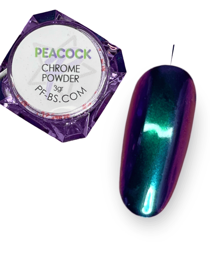 Peacock Chrome Powder