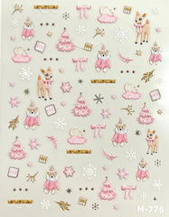 Pasties - Pink Christmas