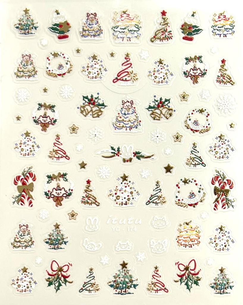 Pasties - Classic Christmas with Gold