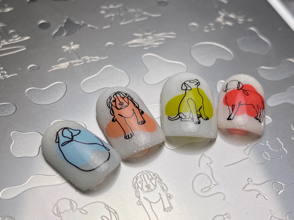 Mod Life Series - Animal Kingdom (CjS-407)  - Etched Nail Art Stamping Plate - Clear Jelly Stamping Plate