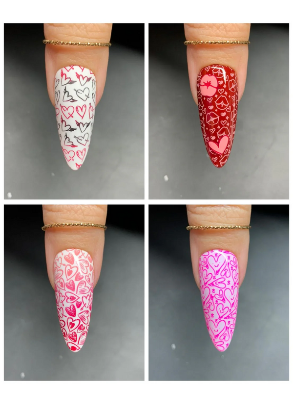 Insatiable Valentine - Uber Chic Stamping Plate