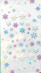 5D Textured Decals - SNOWFLAKE K122