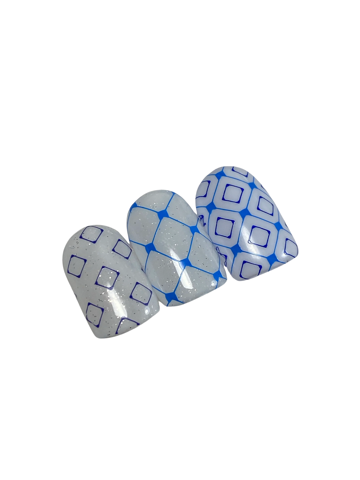 Petals in Pattern (CjS-409)  - Etched Nail Art Stamping Plate - Clear Jelly Stamping Plate