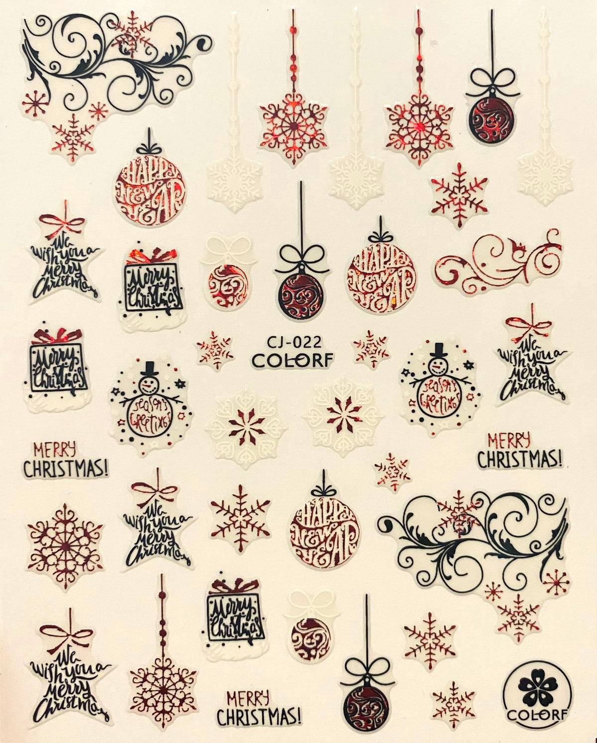 Pasties - Christmas Red Metallic 022