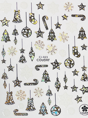 Pasties - Holo Ornaments GOLD 023