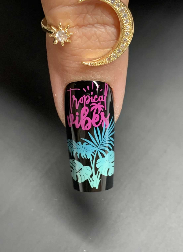 Insatiable Tropics - Uber Chic Stamping Plate