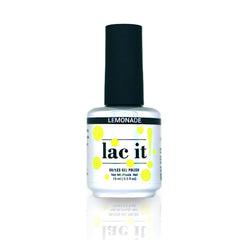 en Vogue Lac It! Lemonade bright primary yellow crème UV/LED gel nail polish for professional nails and extensions bottle