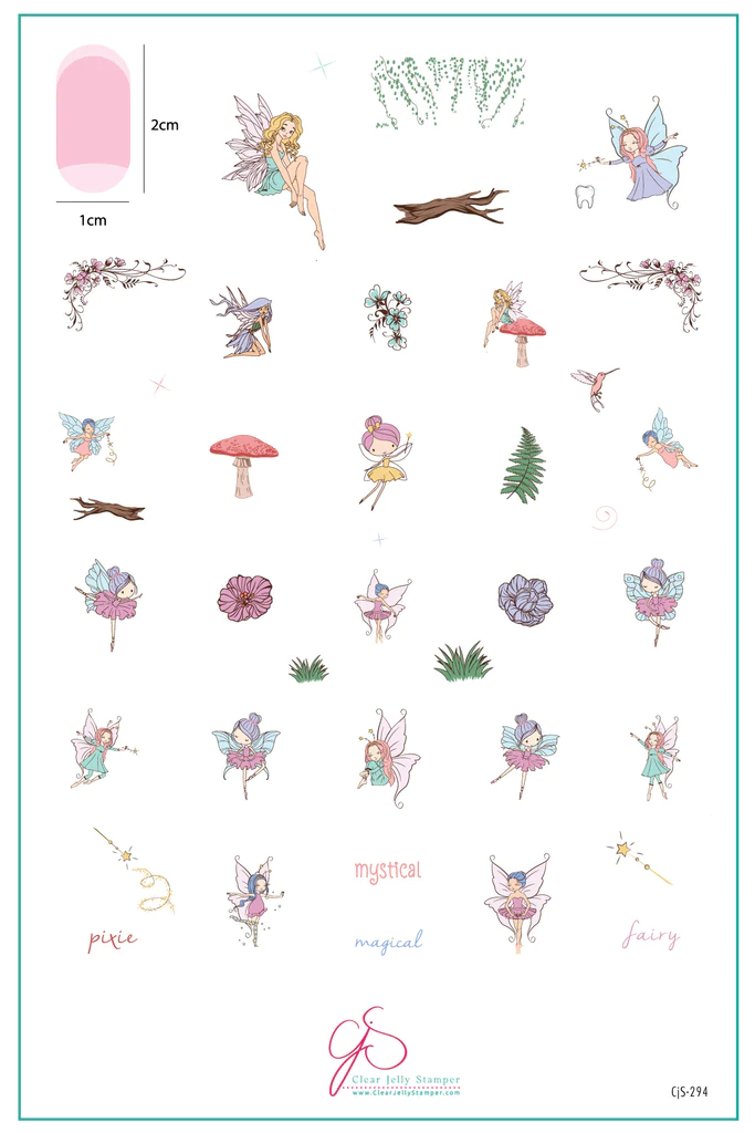 Mystical (CjS-294) - Clear Jelly Stamping Plate Main image