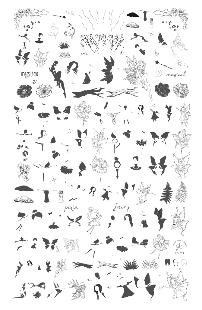 Mystical (CjS-294) - Clear Jelly Stamping Plate Secondary image