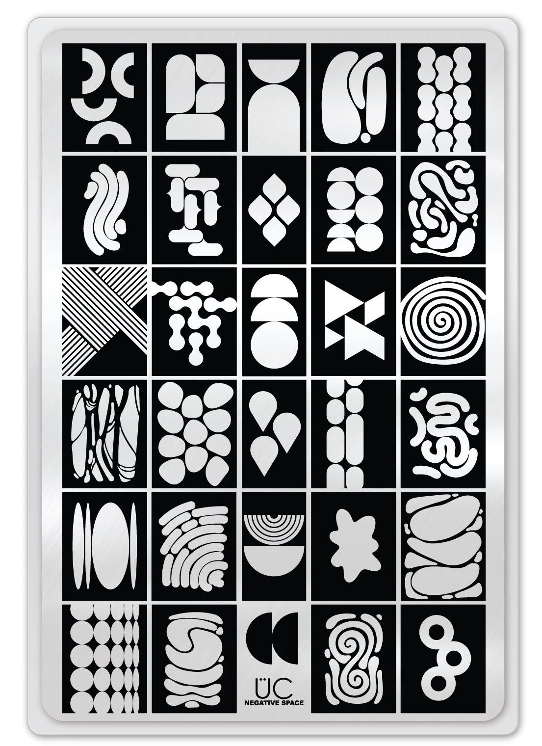 Negative Space - Uber Chic Stamping Plate Main image