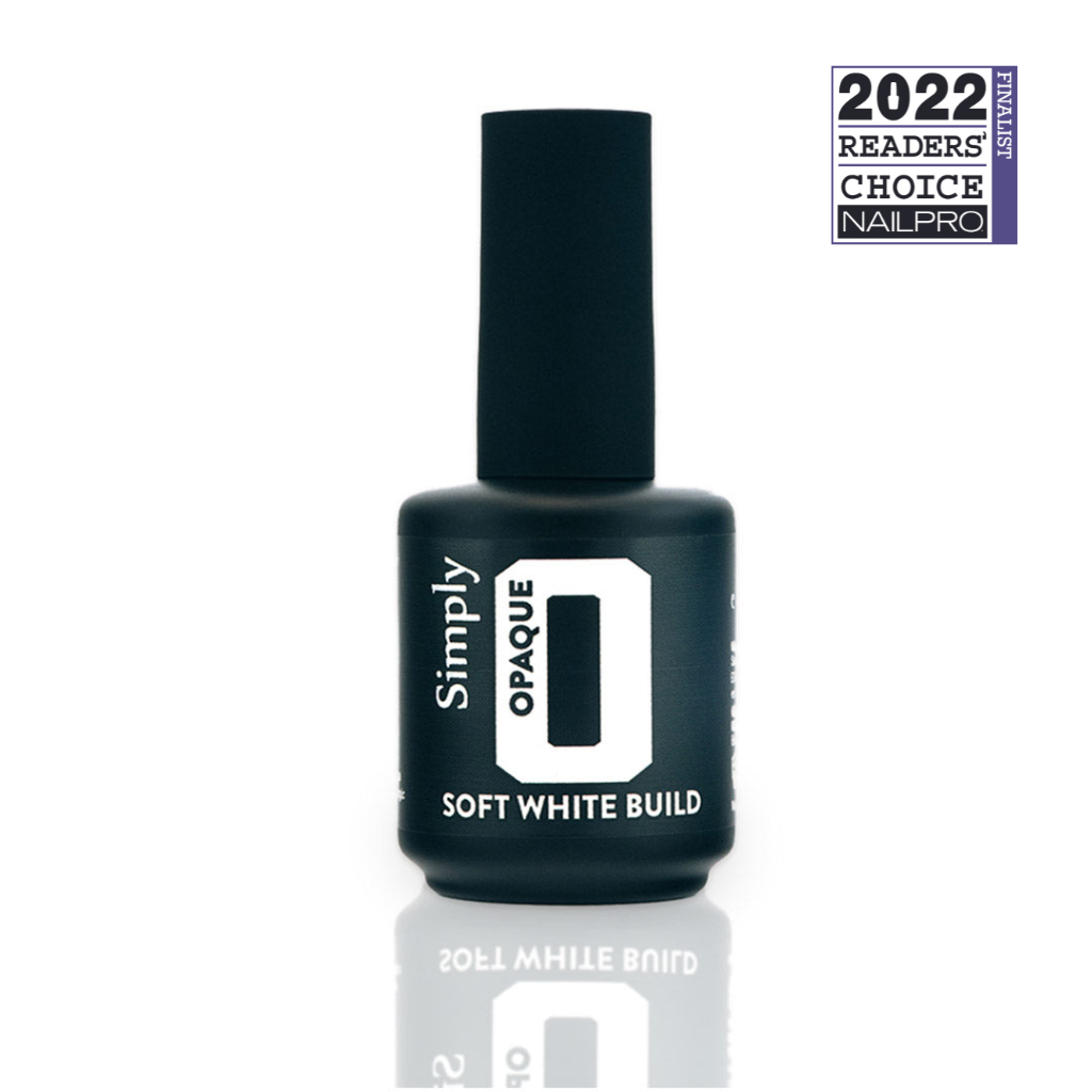 en Vogue CBS Build Opaque milky, semi-transluscent white self-levelling hard gel for Professional nails and extensions bottle