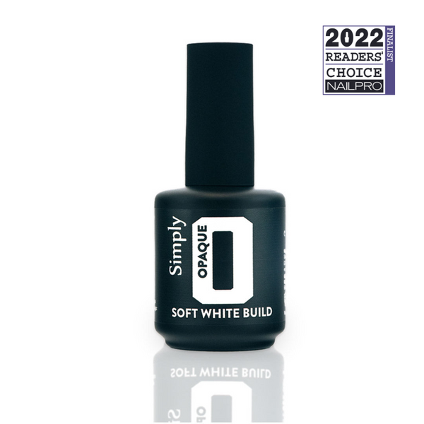 en Vogue CBS Build Opaque milky, semi-transluscent white self-levelling hard gel for Professional nails and extensions bottle