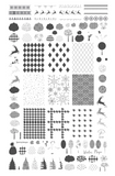 Patterned Winter (CjS-324) - Clear Jelly Stamping Plate