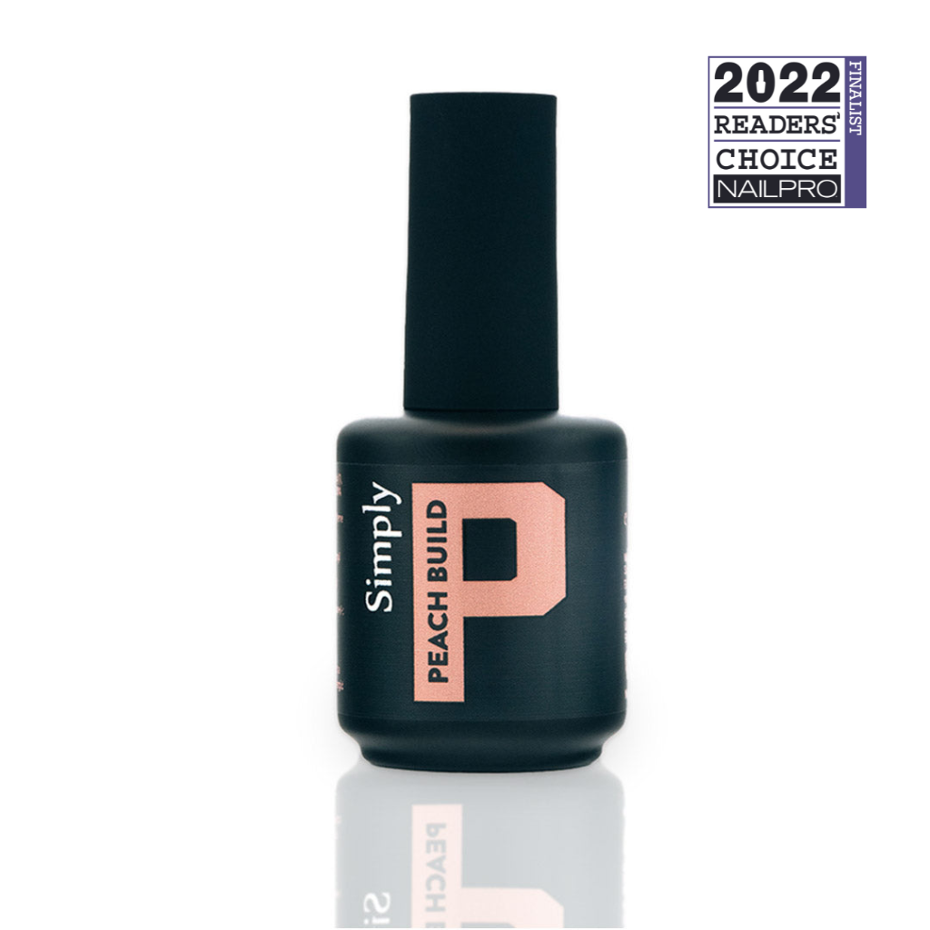 en Vogue CBS Build Peach medium warm neutral self-levelling hard gel for Professional nails and extensions bottle Main image