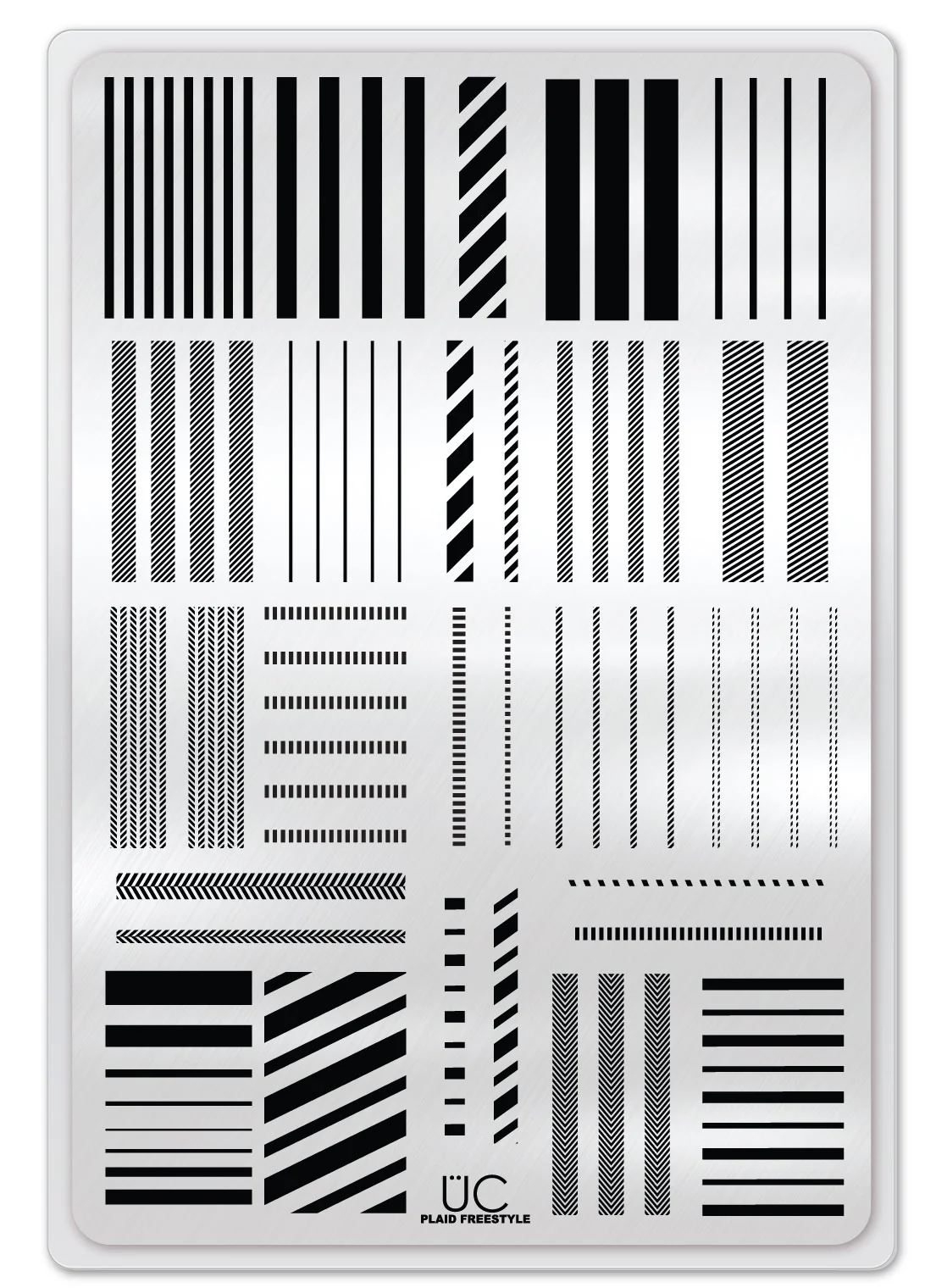 Plaid Freestyle - Uber Chic Stamping Plate