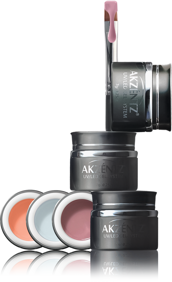 Enhance SHADES - Akzentz Pro-formance LED Hard Gel - Soft Pink