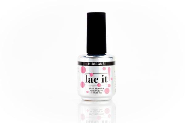 en Vogue Lac It! Hibiscus bubblegum pink crème UV/LED gel nail polish for professional nails and extensions bottle