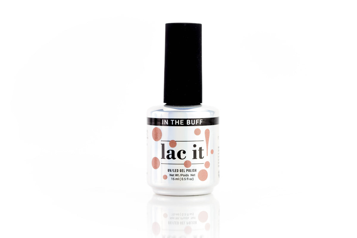 en Vogue Lac It! In the bluff rosy chestnut brown crème UV/LED gel nail polish for professional nails and extensions bottle
