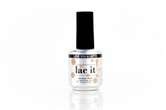 en Vogue Lac It! Love You a Latte deep peachy beige crème. UV/LED gel nail polish for professional nails and extensions bottle