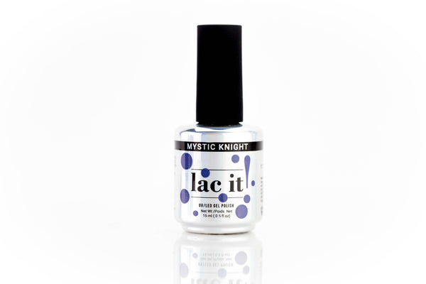 en Vogue Lac It! Mystic Knight dusty purple crème UV/LED gel nail polish for professional nails and extensions bottle