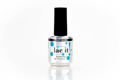 en Vogue Lac It! Tropicana rich aqua blue crème that glows in the dark UV/LED gel nail polish for professional nails and extensions bottle