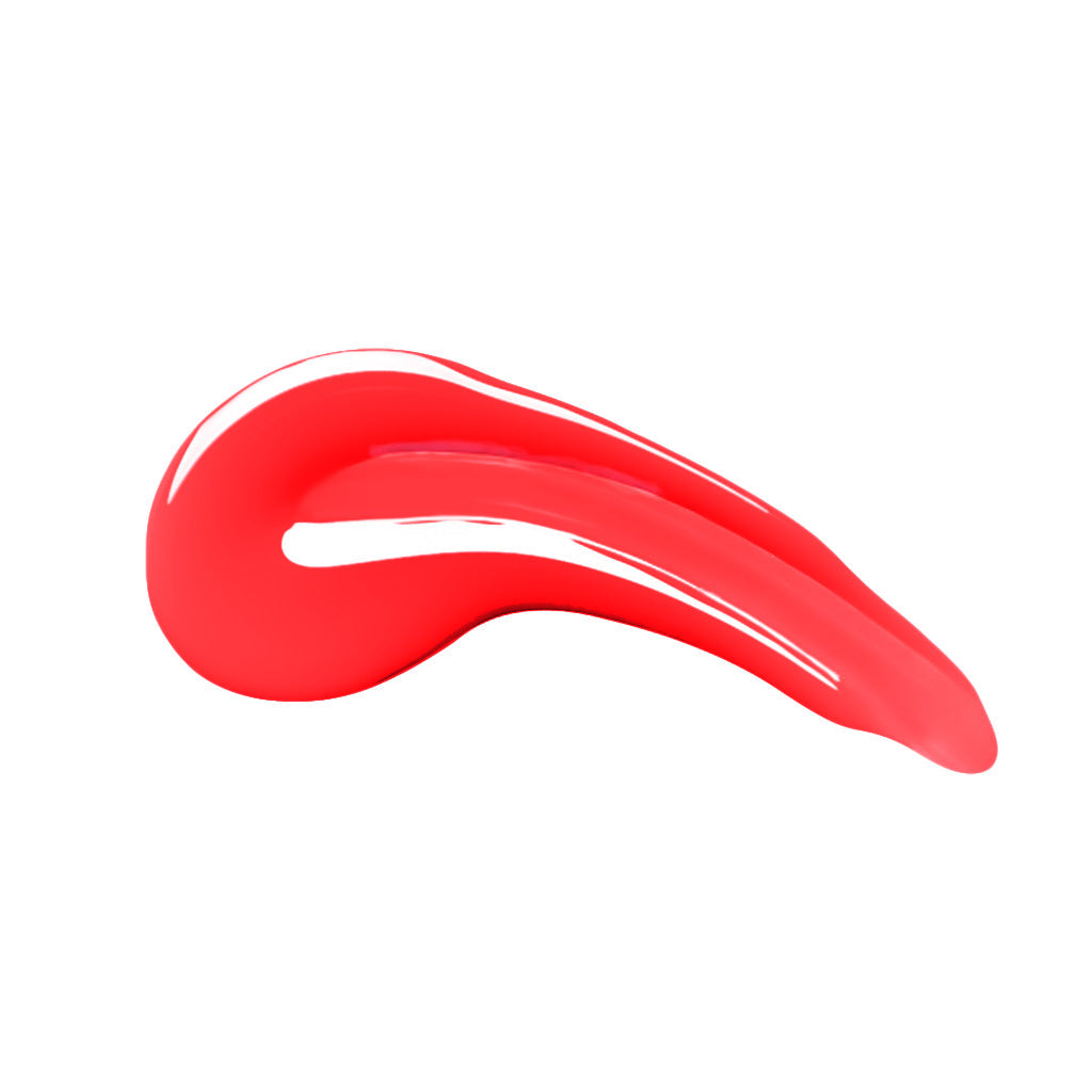 en Vogue Lac It! Red bottoms bright poppy red crème UV/LED gel nail polish for professional nails and extensions swatch Main image