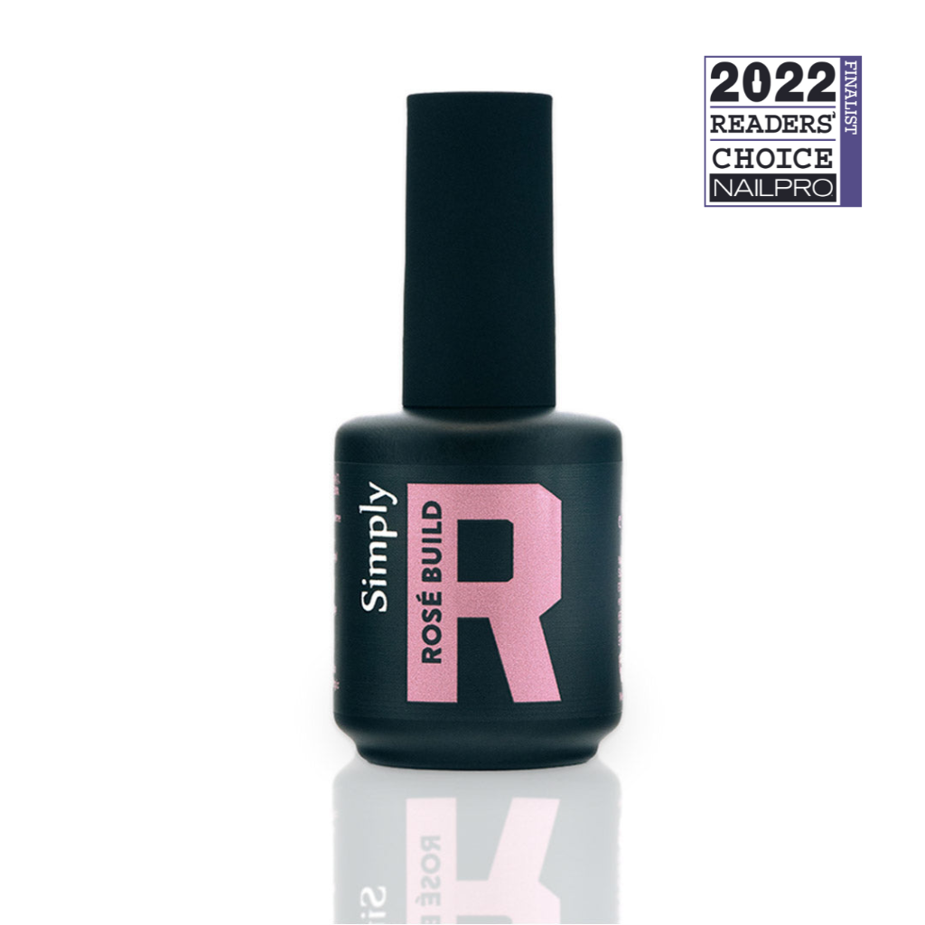 en Vogue CBS Build Rose medium dusty pink self-levelling hard gel for Professional nails and extensions bottle Main image