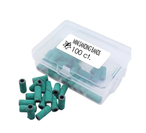 MINI Purple & Mint Sanding Bands 100ct Main image