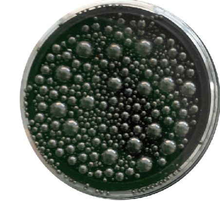 Bullion Beads - Multiple Sizes in Each Jar - GUNMETAL BLACK HEMATITE Main image