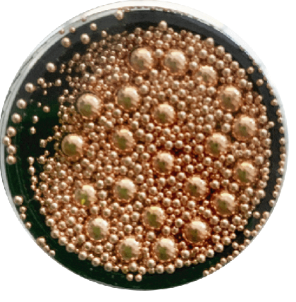 Bullion Beads - Multiple Sizes in Each Jar - ROSE GOLD Main image