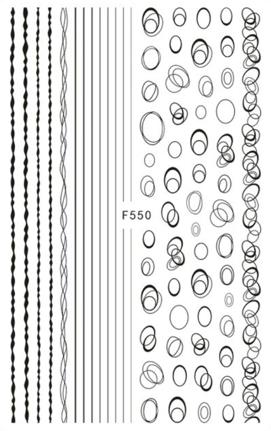 Graffiti Circles   F550 -  Thin Decals Main image