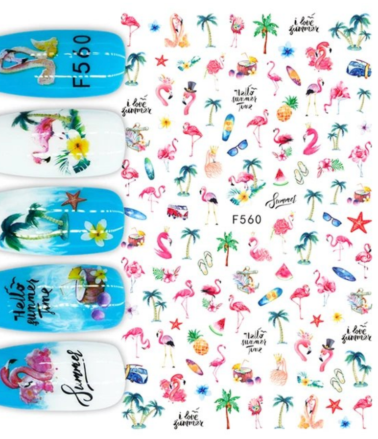 Tropical Holiday   F560 -  Thin Decals Main image