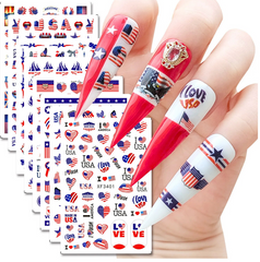 Patriotic - 8 Sheets for the Price of 4!!   Thin Decals