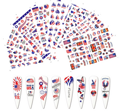 Patriotic - 8 Sheets for the Price of 4!!   Thin Decals