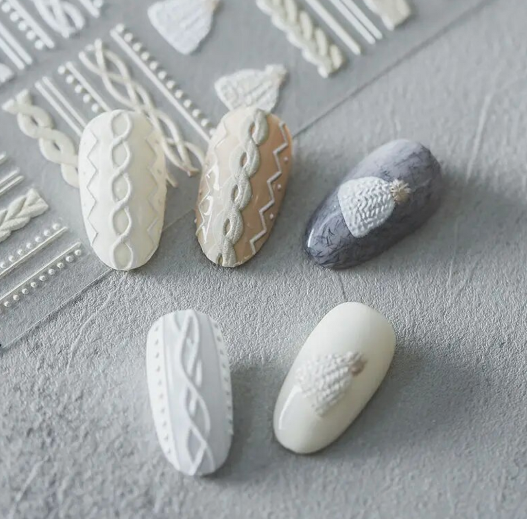 Sweater Designs you can FEEL!  #107 Thin Decals