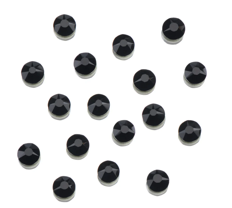 Genuine Crystal Rhinestones - Jet Flat Back  144ct Main image