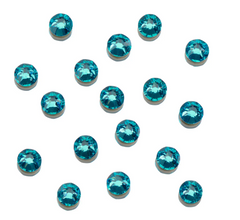 Genuine Crystal Rhinestones - Peacock 144ct