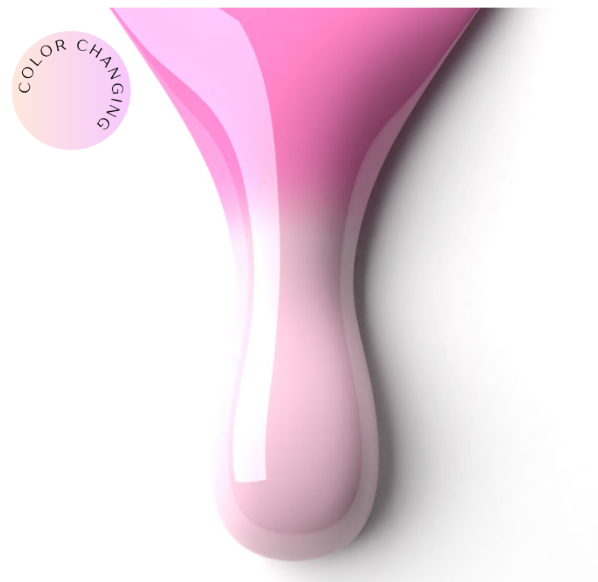 Seashell Pink Mood Polish DUO - Gel Polish & Lacquer PMMDS56